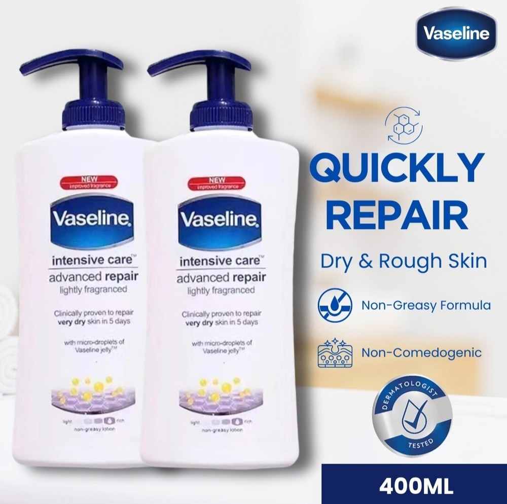 Vaseline Healthy White Lightening Lotion Twin Pack for Daily Use