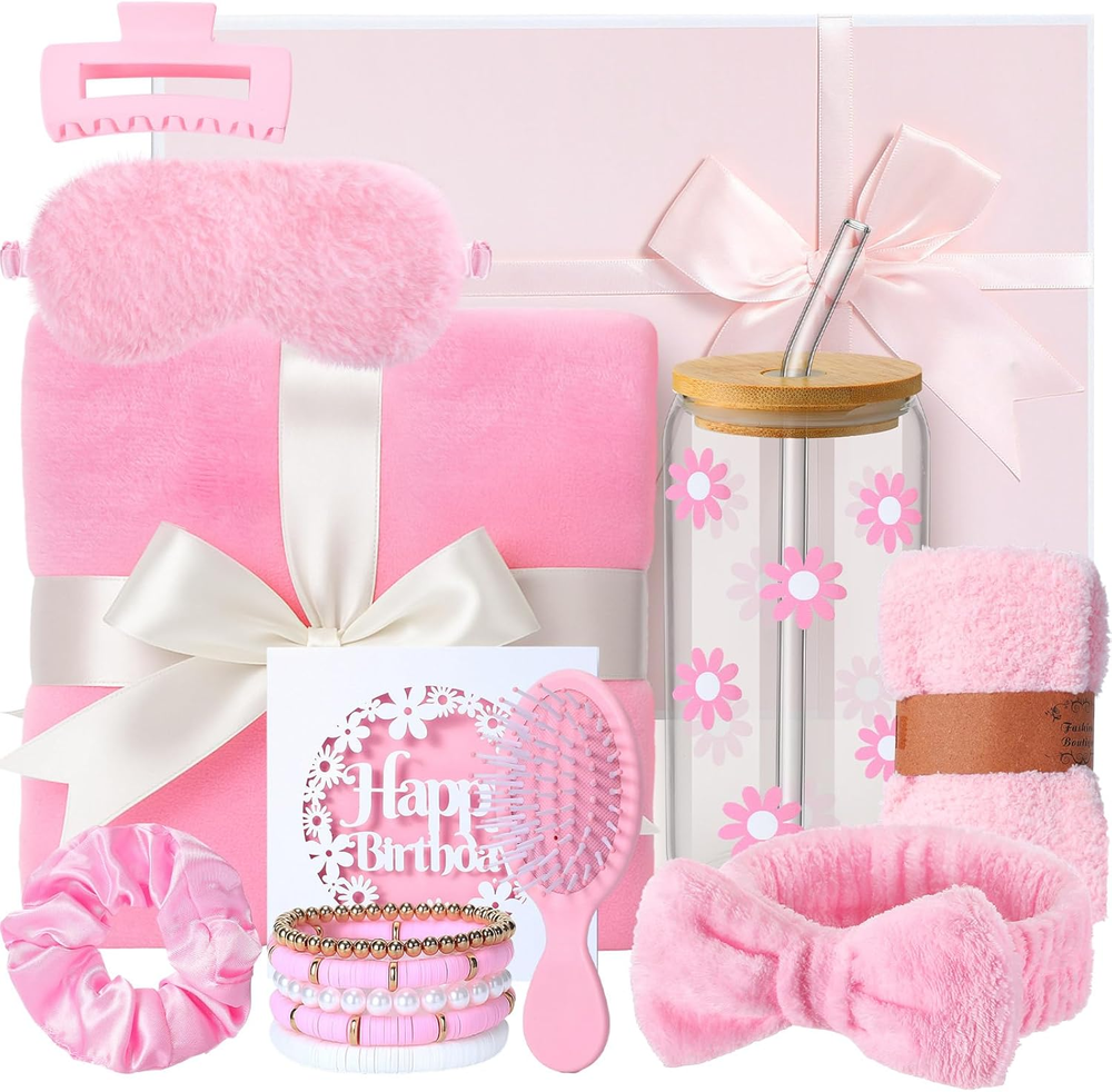 11 Pcs Birthday Gifts for Teen Girls Women Happy Birthday Gift Set Ideas for Tee