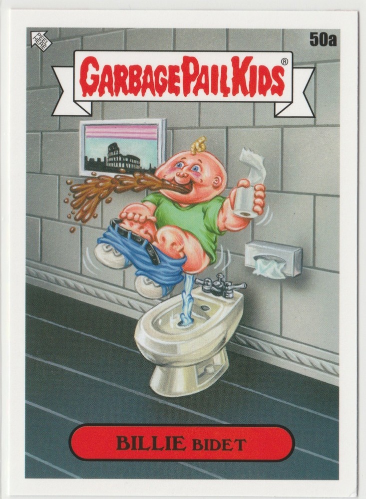 Billie Bidet #50a Garbage Pail Kids GPK 2021 Vacation Series Card