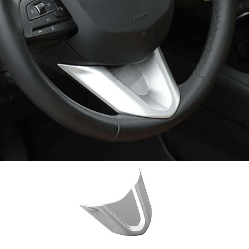 Cover Trim Sheet Fit For Cadillac CT4 Steering Wheel 1PCS 2020-2024 Matte Silver