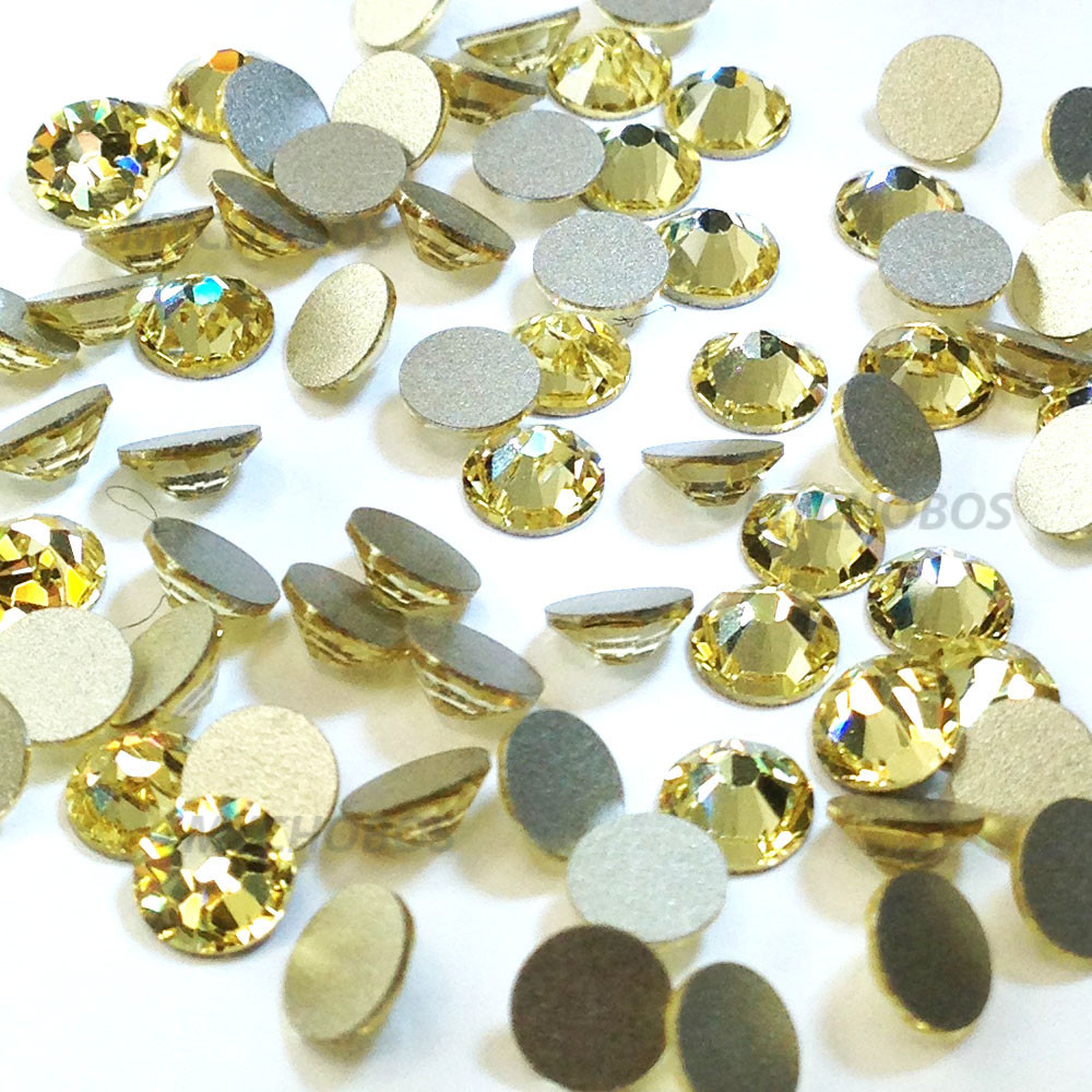 3mm SS12 Swarovski 2088 Jonquil 213 Yellow Flatback Rhinestones 144pc