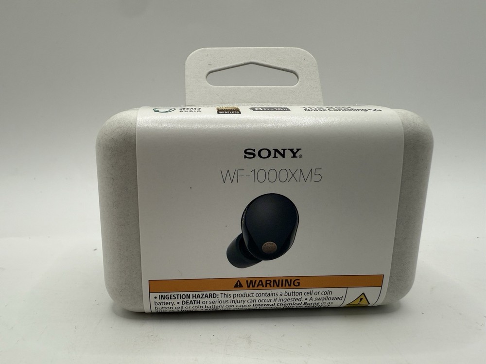 Sony WF-1000XM5 Wireless Noise Cancelling Earbuds Black New Sealed