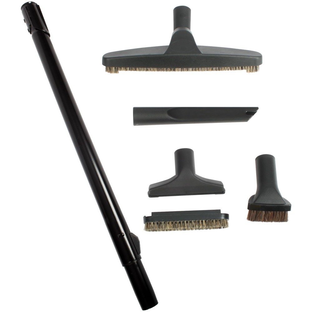 93796 Premium Vacuum Attachment Kit Telescoping Wand, Black