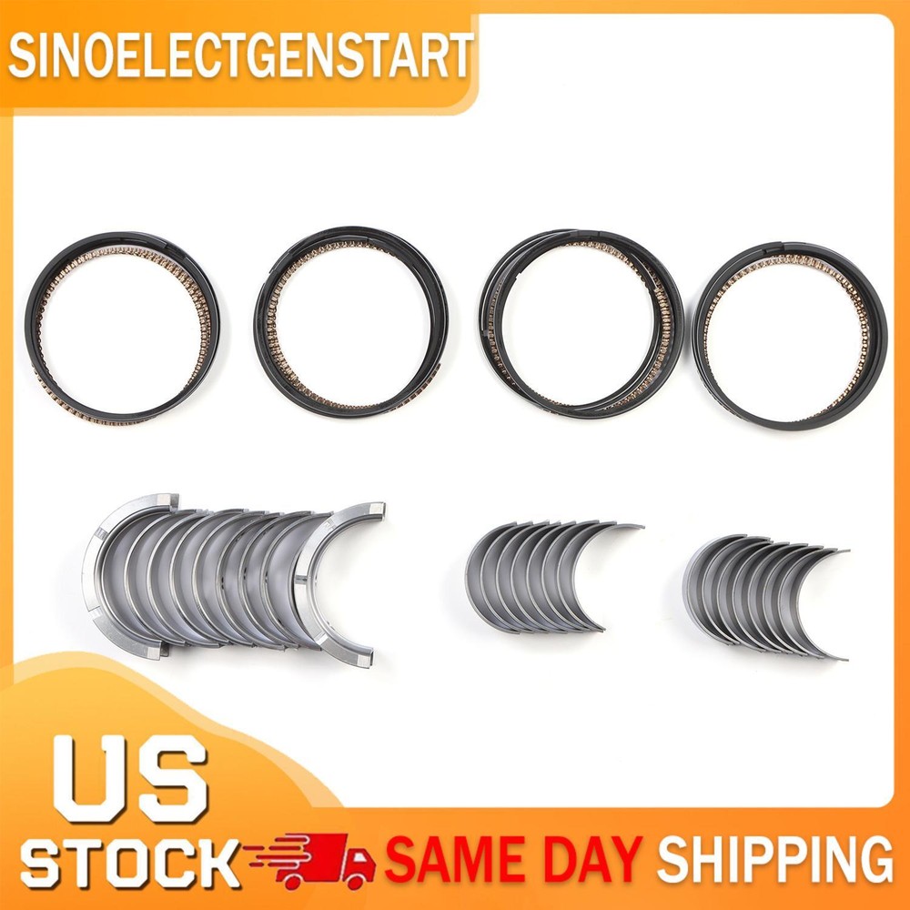 STD Rod Main Bearing Piston Ring Kit for 99-16 Chevy GM LS 4.8L 5.3L