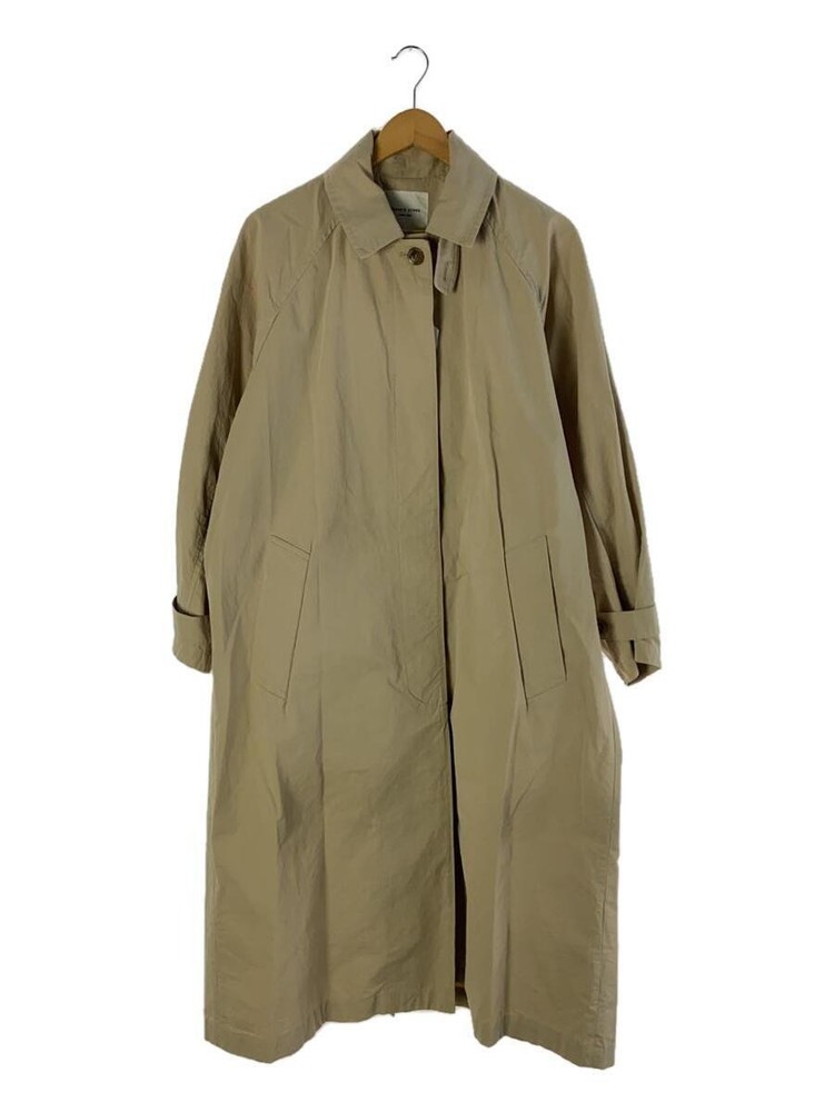Steel Collar Coat/Free/-/Beg/Plain 3395
