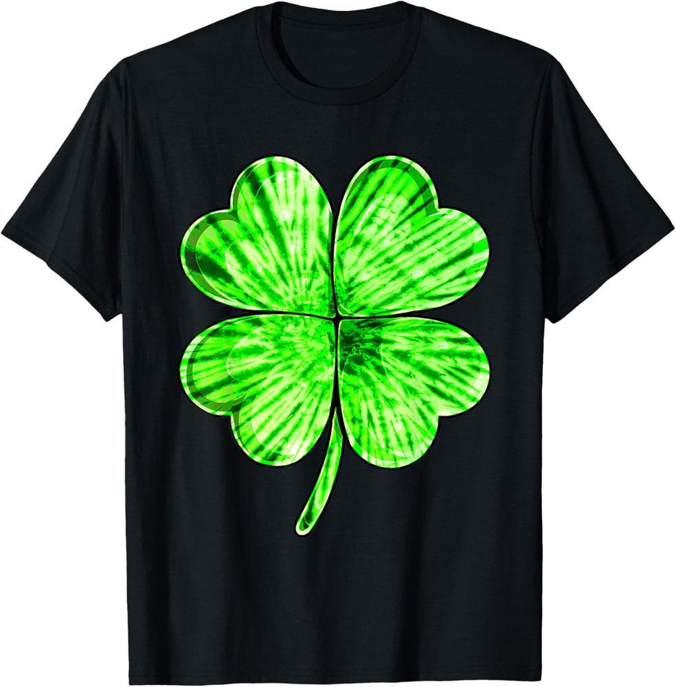 St Patricks Day Tie Dye Funny Cute Shamrock St Patrick's Day T Shirt
