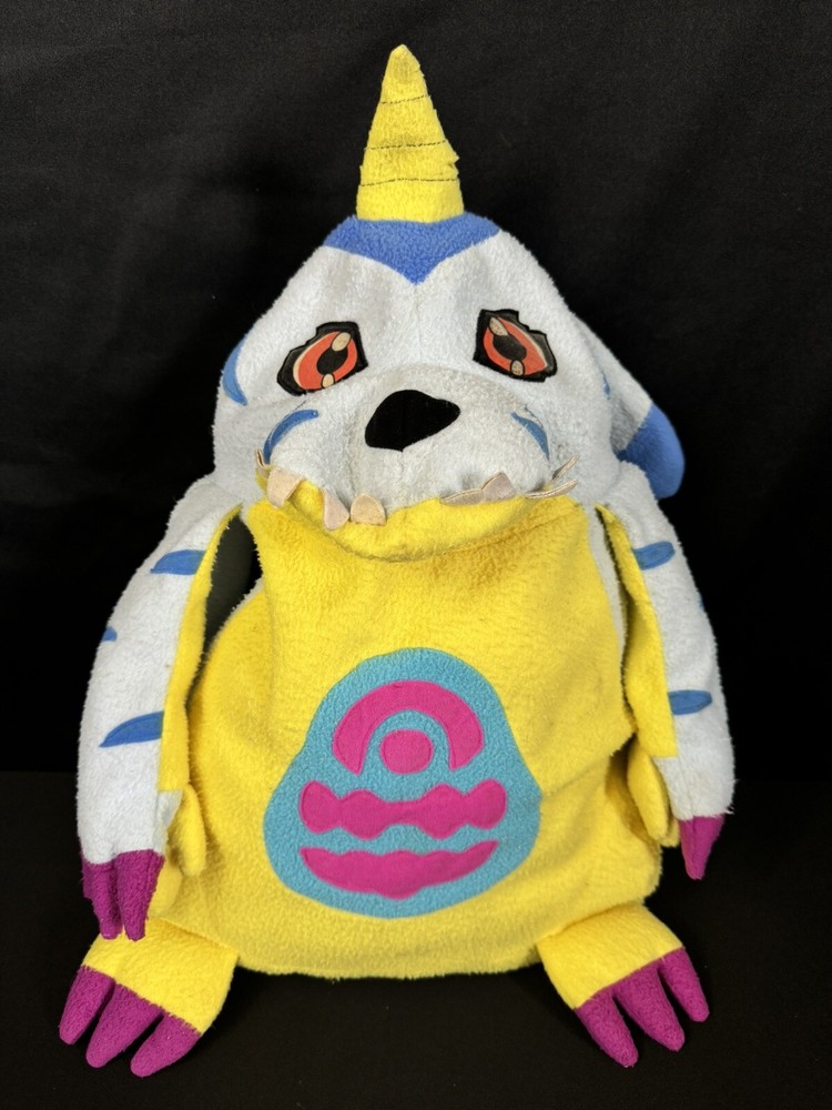 Digimon Pillow Time Pal Lg Gabumon Plush Jay Franco VTG 2000 Rare