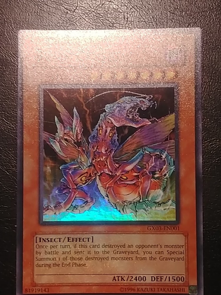 Yu-Gi-Oh HOLO Brain Crusher GX03-EN001 Super Rare NM Trading Card