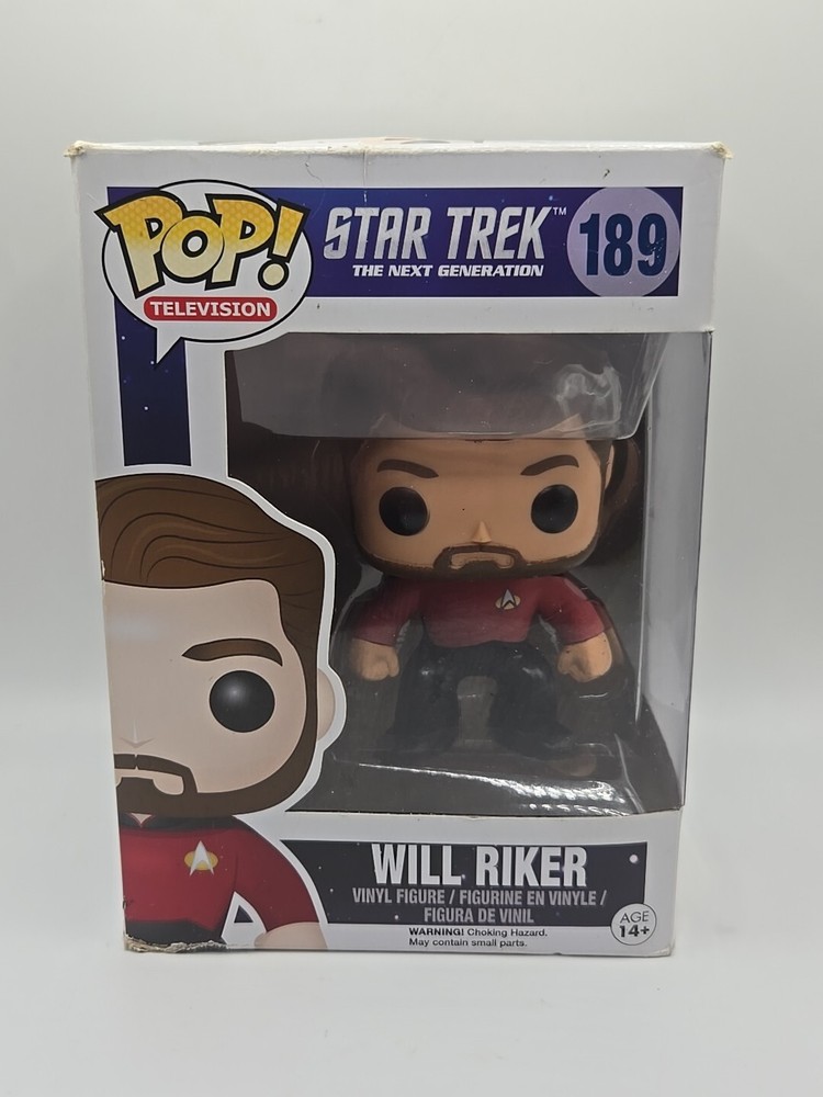 Funko POP! Star Trek The Next Generation Will Riker 189 Vinyl Figure VAULTED