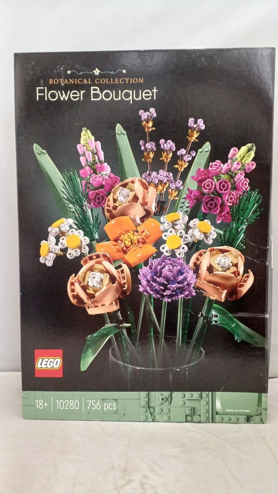 Lego Flower Bouquet Building Kit 10280 with Roses & Daisies H9T17