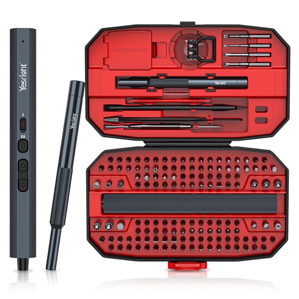 Mini Electric Screwdriver 155-in-1 Precision Set with 5 N.m Torque
