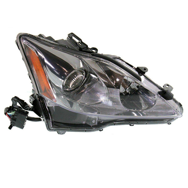 09-10 Lexus IS250 IS350 Halogen Headlight Without Bulb Right Side