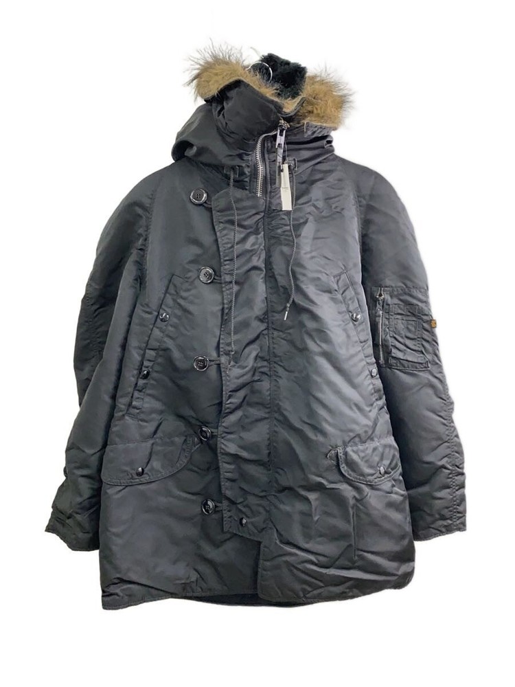 Alpha Industries Flight Jacket/M/Nylon/Blk/1615-573-8335 3389