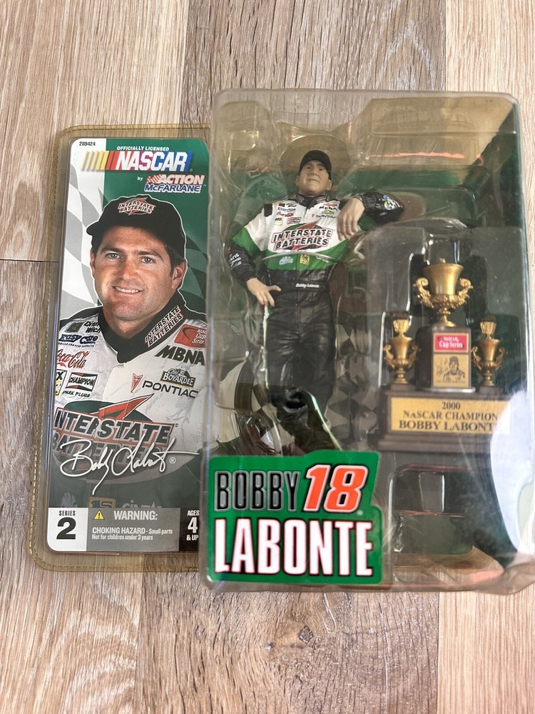 Bobby Labonte NASCAR Series 2 Action Figure with Trophy