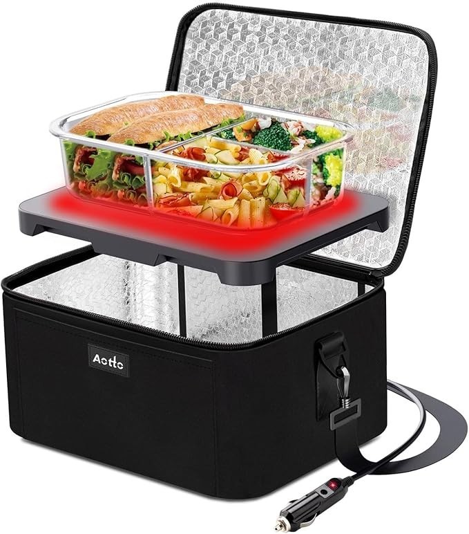 12V 24V Portable Car Oven Mini Food Warmer Personal Microwave