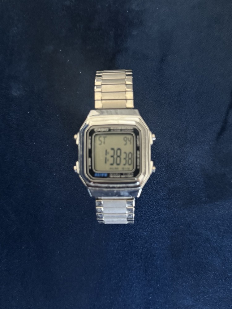 Casio Men's A178WA-1A Illuminator Stainless Steel Watch