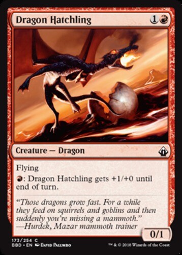 4x Dragon Hatchling - NM/Mint English - Battlebond Set
