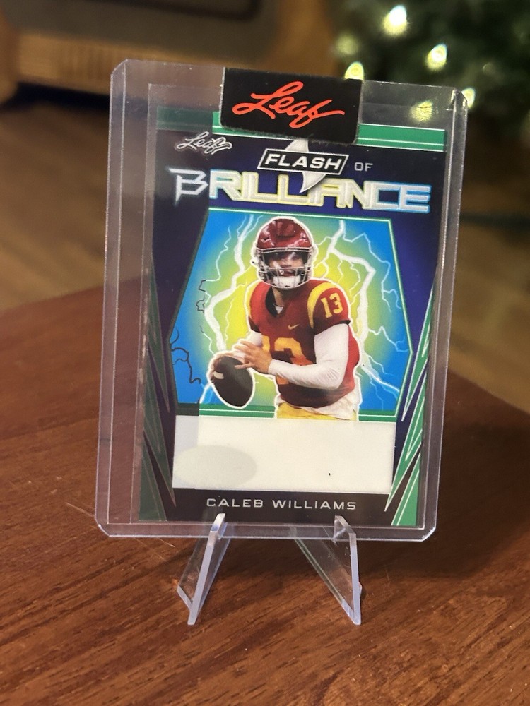 Caleb Williams 2023 Leaf RC Flash of Brilliance Pre-Production Proof 1/1 🔥🔥