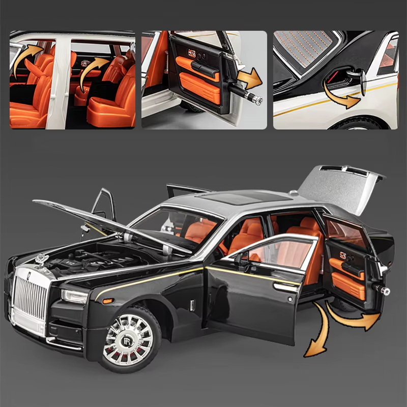 Stunning 1/18 R-Royce Phantom Alloy Diecast Model: A Truly Luxurious Collectible