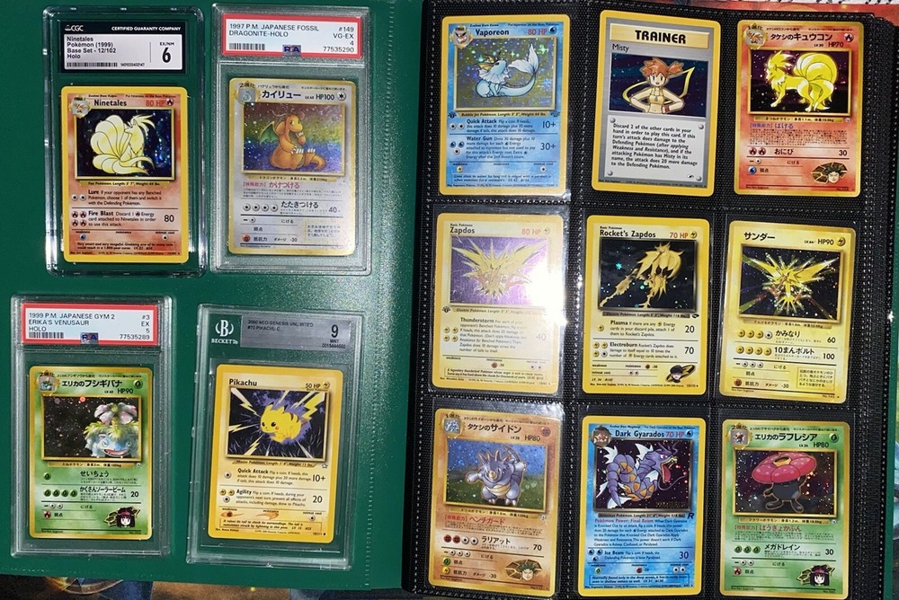 MASSIVE 360 VINTAGE POKÉMON CARD LOT - 4 Slabs - Base Set 1st Editions And More