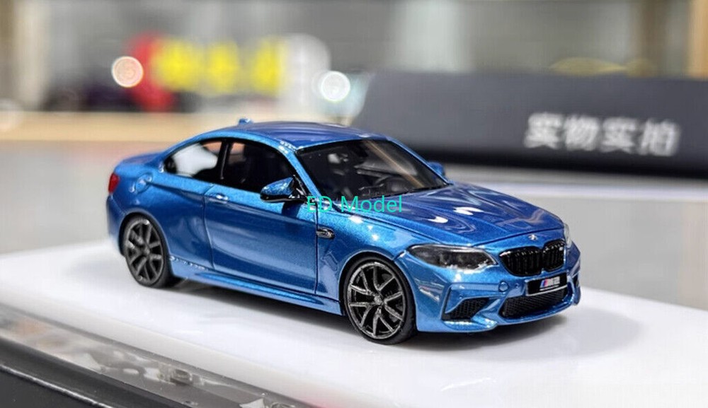 BN BZMW 1:64 Blue M2 Competition Coupe Sports Model Diecast Resin Car