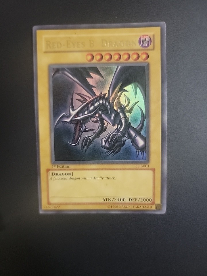 Red-Eyes B. Dragon SDJ-001 1st Edition Starter Deck Joey Limited Rare