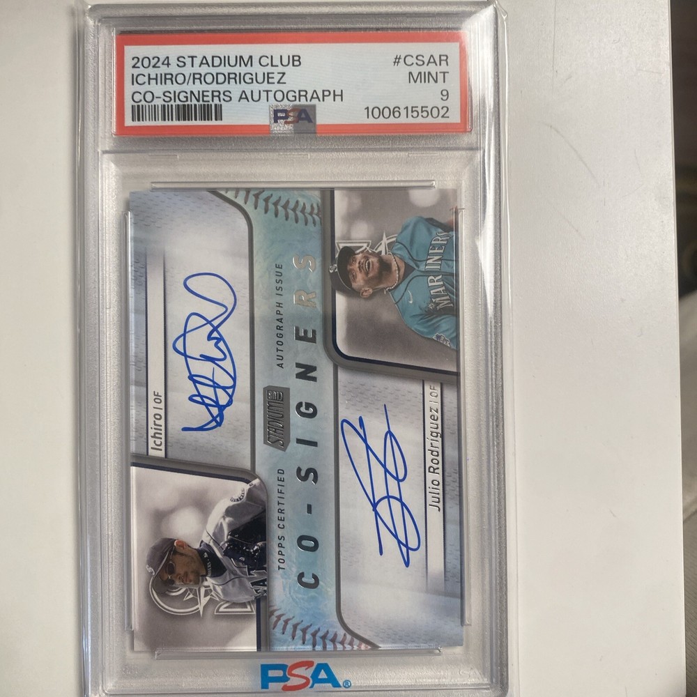 2024 Topps Stadium Club - Ichiro Suzuki / Julio Rodriguez - Dual AUTO SSP 19/25