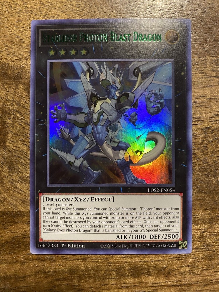 Starliege Photon Blast Dragon Green Ultra Rare 1st Ed NM LDS2-EN054