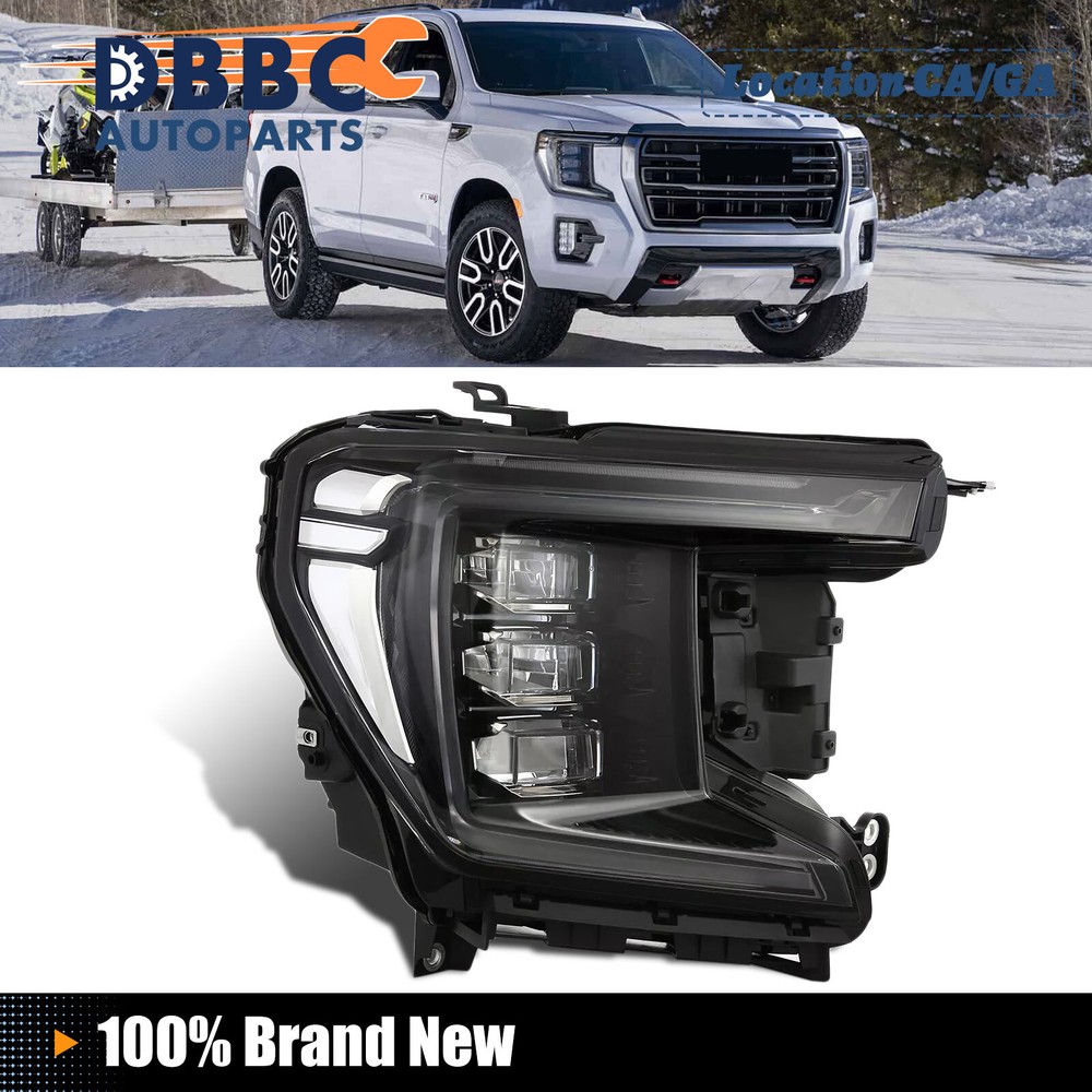 For 2021-2023 GMC Yukon XL Denali | AT4 [FULL LED] Headlight Right Side RH