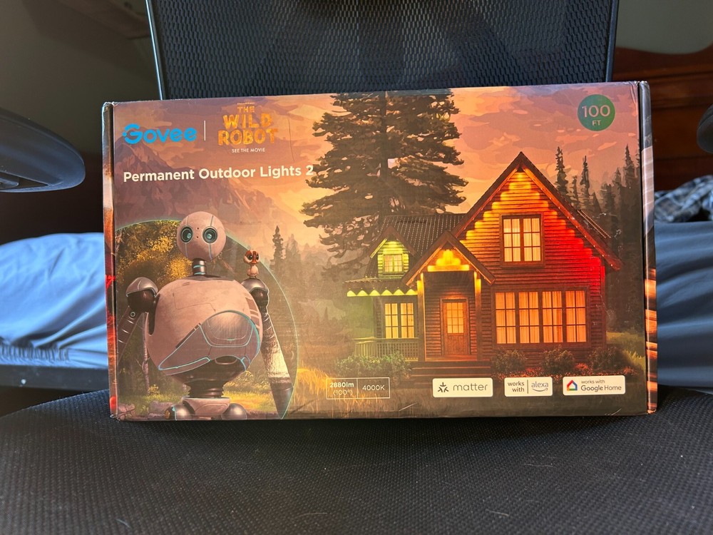 Govee Permanent Outdoor Lights, Smart RGBIC Outdoor Decor with 75 Scene Modes