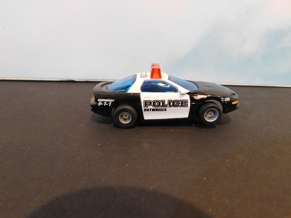 Tyco Ho Slot Car Hot Wheels Camaro Police Car