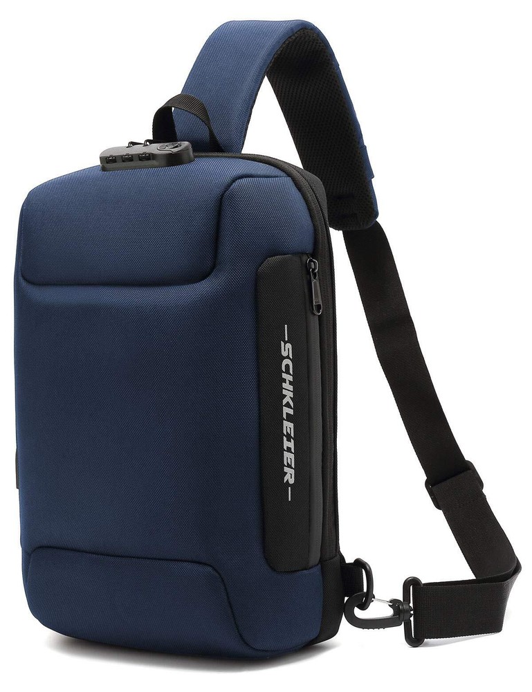 USB Anti-Theft Laptop Sling Bag for 13.3 Inch Devices – Casual Chest Shoulder Backpack