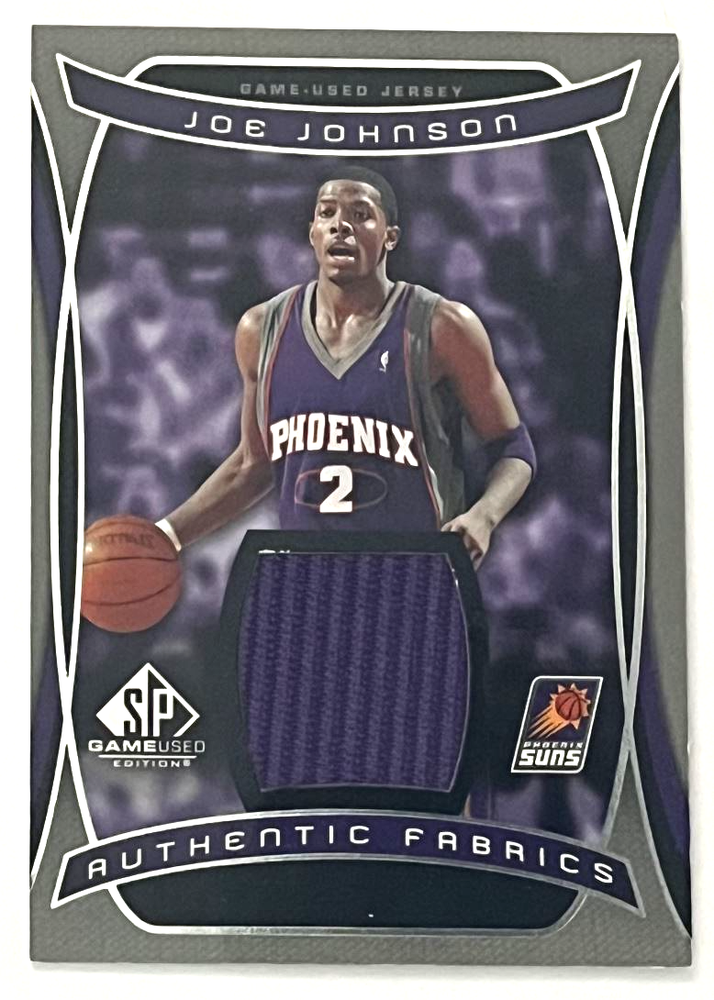2004 SP Game Used Authentic Fabrics #AF-JJ Joe Johnson Phoenix Suns