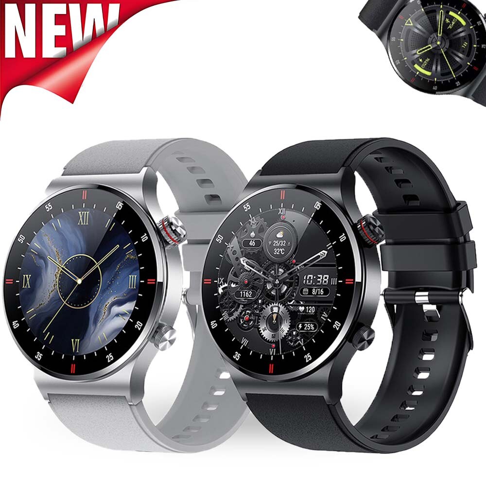 Waterproof Smartwatch for Men & Women - Bluetooth Compatible with iPhone & Samsung