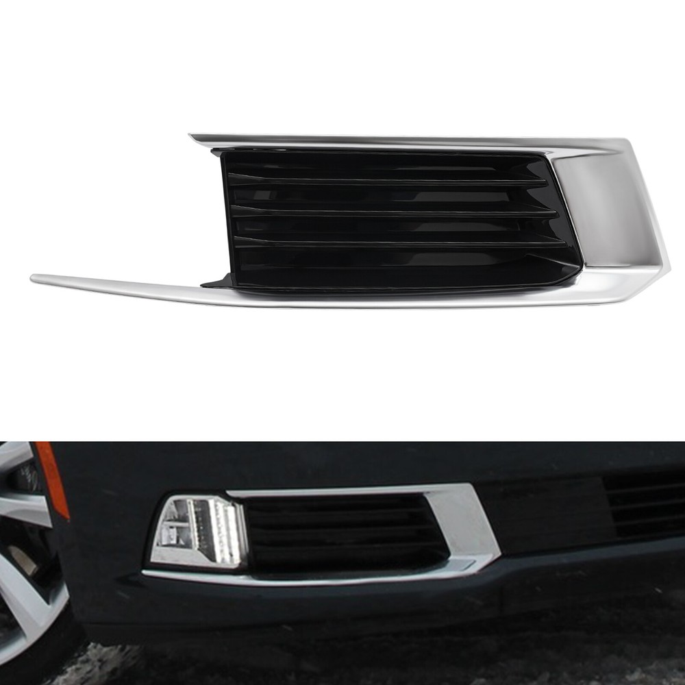 Front Fog Light Cover For 2018-2019 Cadillac XTS Fog Lamp Cover Right Side Chrom