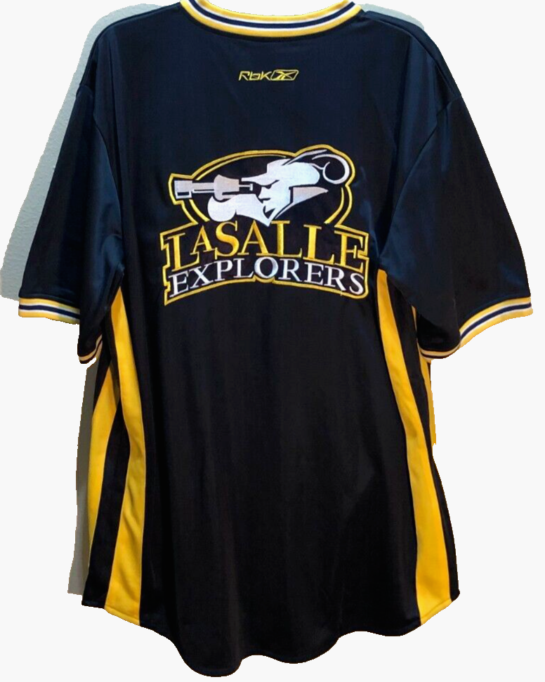 La Salle Explorers NCAA Basketball Shooting Pants Warmup Vintage 90s Black XXL