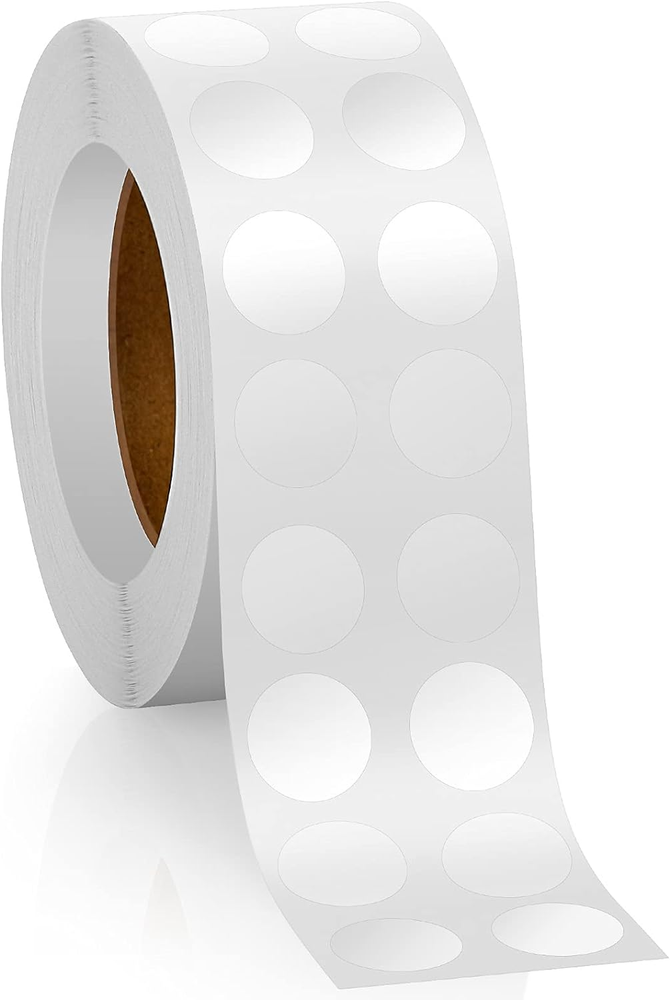 3000 Pcs Clear Circle Stickers Clear round Stickers Adhesive Clear Sticker Envel