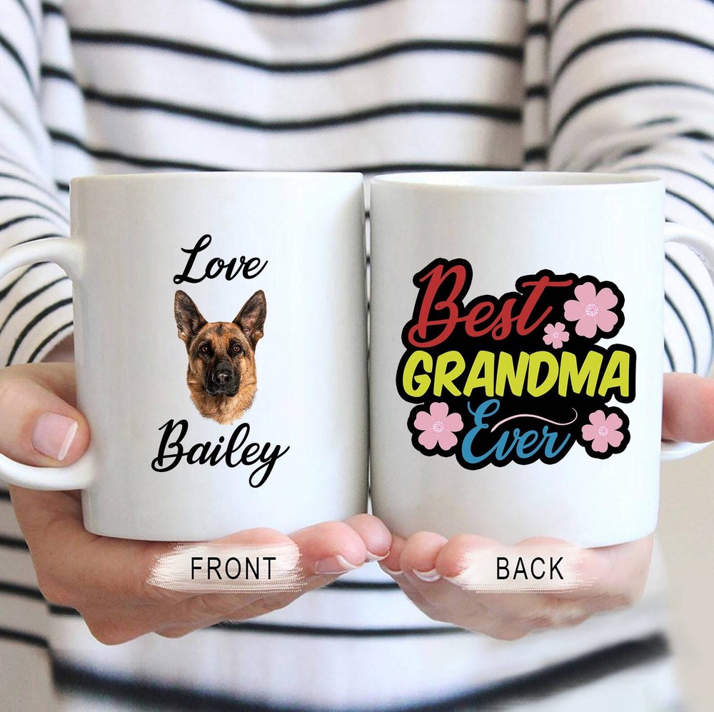 Best Grandma Ever Mug Dog Grandma Mug Dog Mug Personalized Dog Lover Coffee Mug