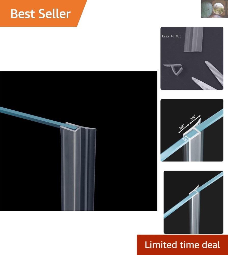 100-Inch Shower Side Sweep for 3/8-Inch Glass Door Sealing