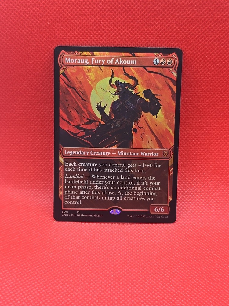 Moraug, Fury of Akoum (Showcase) Zendikar Rising Foil