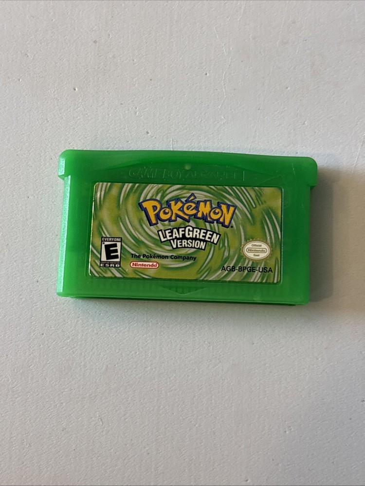 Pokemon Leaf Green GBA [Authentic - Save Tested] Gameboy Advance Cartridge Only