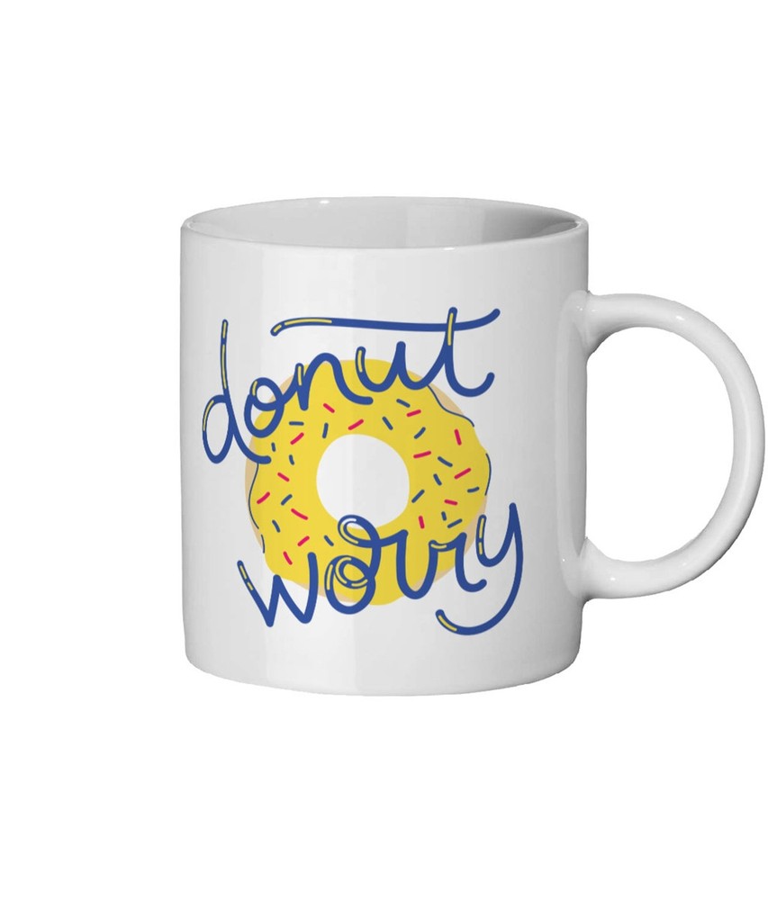 Donut Worry Mug For Donut Lovers Sweet Tooth Gift Idea