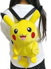 New mm (Pikachu) Pokemon Plush Backpack (Rucksack)
