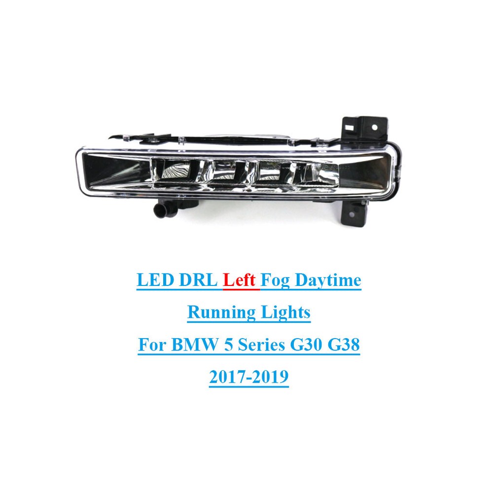 Fits BMW 5 Series G30 G38 17-19 LED DRL Car Front Left Fog Daytime Running Light