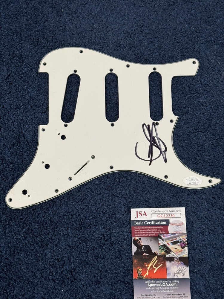 Steven Tyler Signed Autographed Strat Guitar Pick Guard JSA Aerosmith