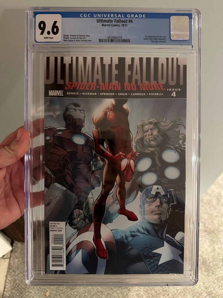 First Miles Morales! Ultimate Fallout #4 CGC 9.6 1st print