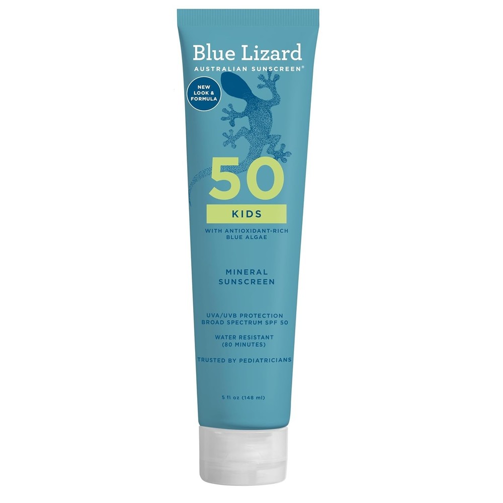 Blue Lizard Kids Mineral SPF 50 Sunscreen 5 fl oz Water-Resistant Fragrance-Free