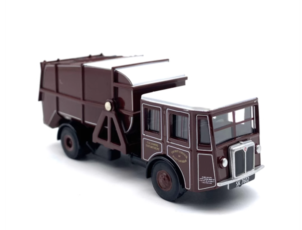 BN 1:76 Shelvoke & Drewry Dustcart Garbage Truck Model Diecast Metal Car