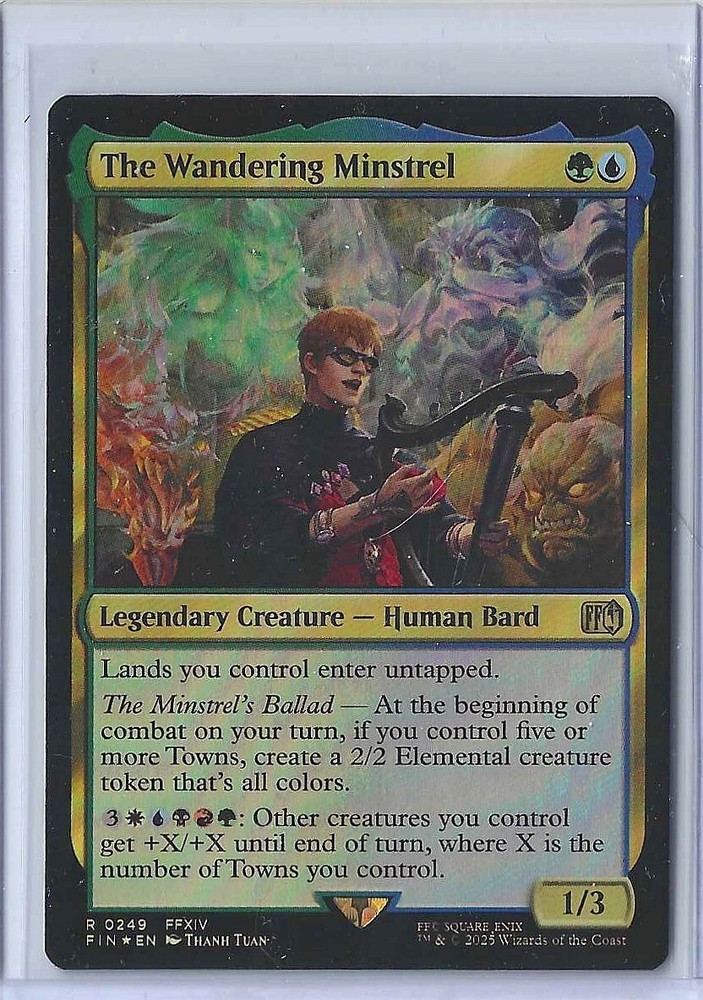 The Wandering Minstrel # 249 FINAL FANTASY - Mint - Foil