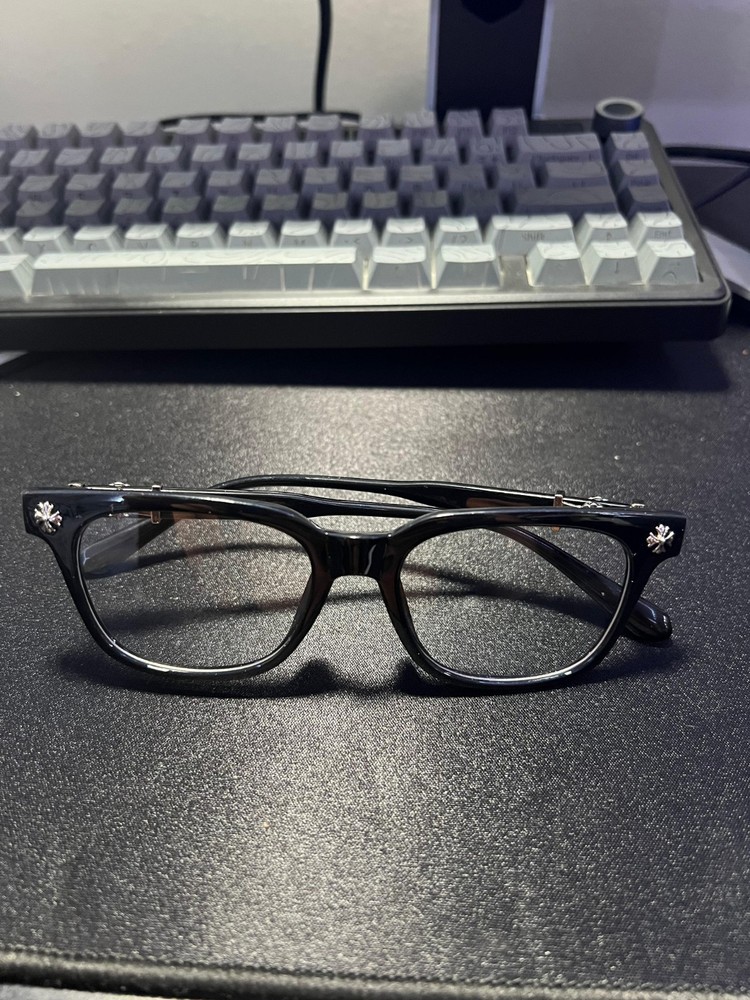 Black Chrome Glasses UV Protection, Anti-Fog, Ultra-Light.